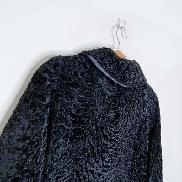 ⚡️SOLD⚡️ vintage fontana persian lamb opera coat - size small - Picture 5 of 10